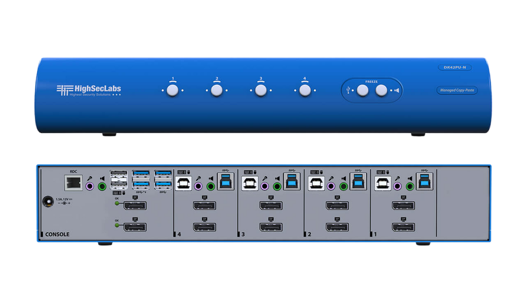 4 PORT DUAL-HEAD OFFICE KVM SWITCHES