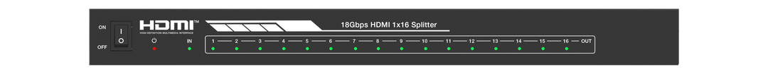 1x16 4K60 HDMI Splitter