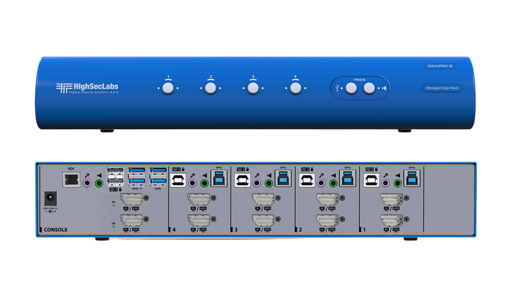 4 PORT DUAL-HEAD OFFICE KVM SWITCHES