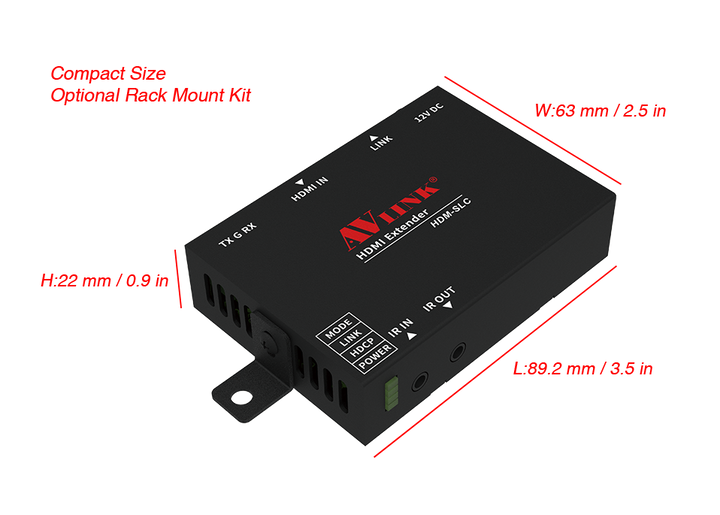 HDM-SXC (RX & TX Set) - 70M UHD/4K HDBaseT™ Extender w/Power over Cable (PoC)