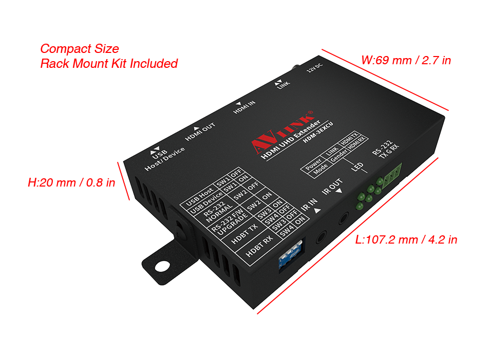 HDM-3EXCU - 100M 8K/ 4K HDMI HDBaseT™ Extender