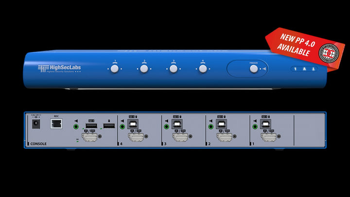 SECURE 4 PORT SINGLE-HEAD KVM SWITCHES