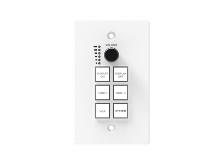 K HDMI/VGA Wall Plate POC 70M with RX (optional control)