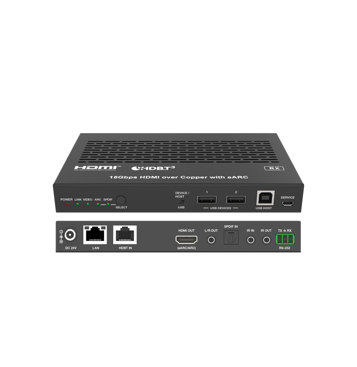 HDBaseT 3.0 Extender 100M 4K60HZ USB/eARC -VS3000