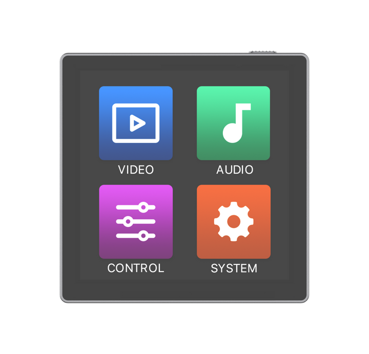 4” inch Touch Control Panel (Wall Plate)