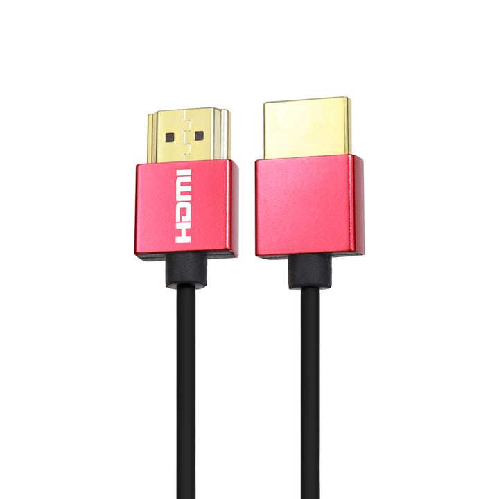 8K HDMI Cable - Flat Small Alluminium Head, Slim