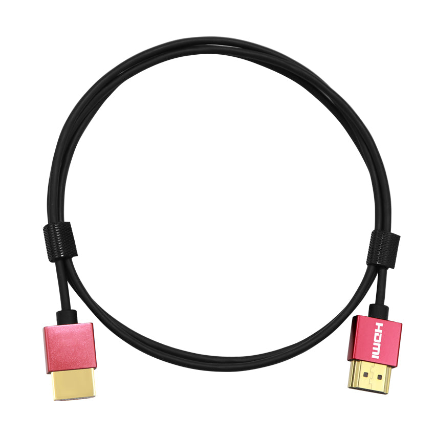 8K HDMI Cable - Flat Small Alluminium Head, Slim