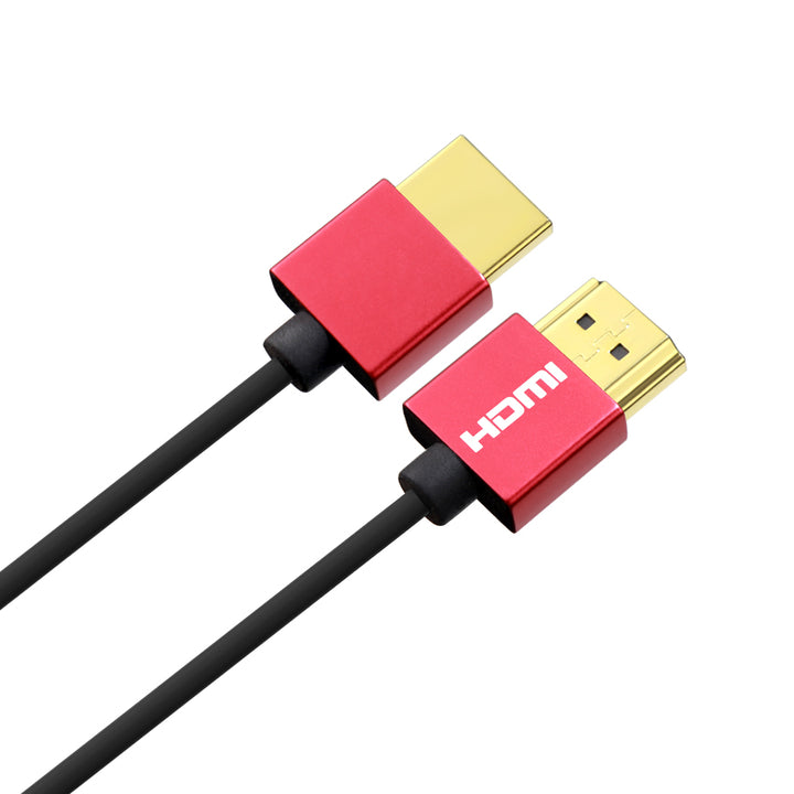 8K HDMI Cable - Flat Small Alluminium Head, Slim