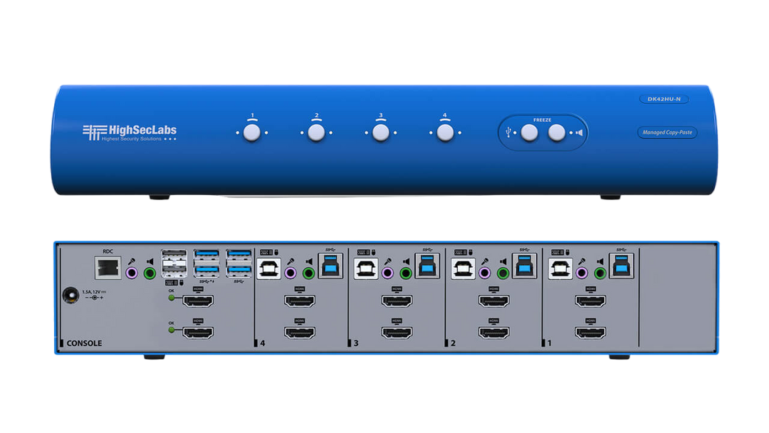 4 PORT DUAL-HEAD OFFICE KVM SWITCHES